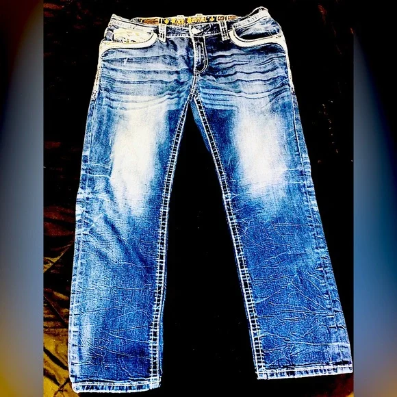 Men’s Rock Revival Jeans. Size 40 waist. - Picture 2 of 7